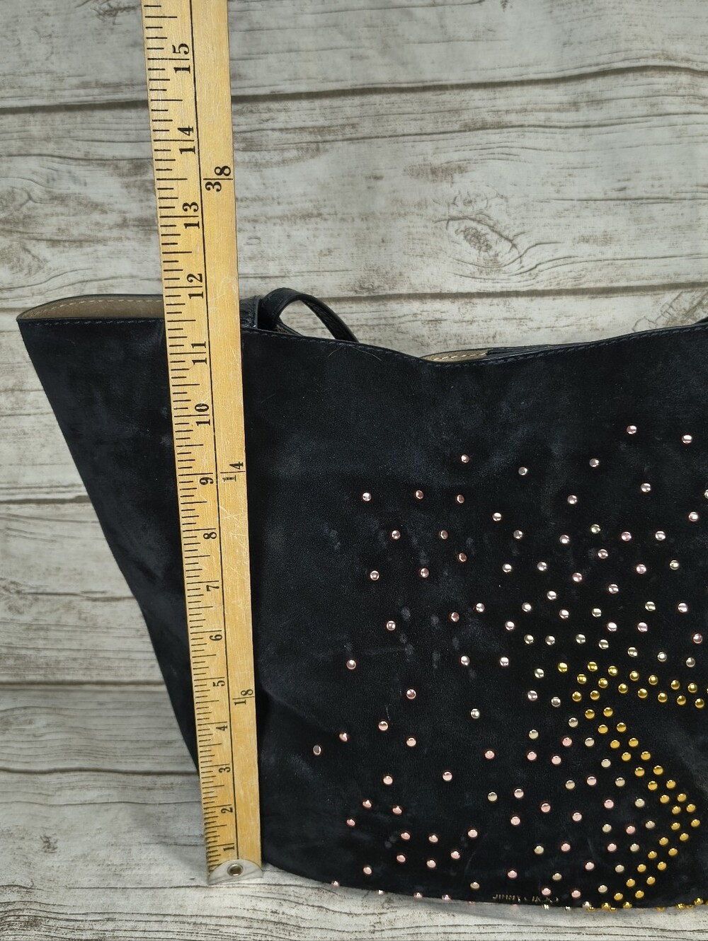 Jimmy Choo Stevie Hobo Bag Black Suede - Picture 3 of 10